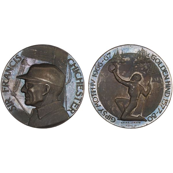 GREAT BRITAIN: AR medal (27.84g), 1966-67, Specimen