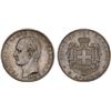 Image 1 : GREECE: George I, 1863-1913, AR 5 drachmai, 1876-A, XF