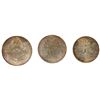 Image 2 : HUNGARY: People's Republic, 3-coin mint set, 1956