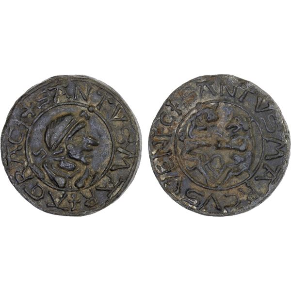 ITALY: VENICE: token (38.28g), ND (16th century), VF