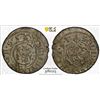 Image 1 : SWEDISH LIVONIA: Christina, 1632-1654, BI solidus, Riga, [16]53, PCGS MS63