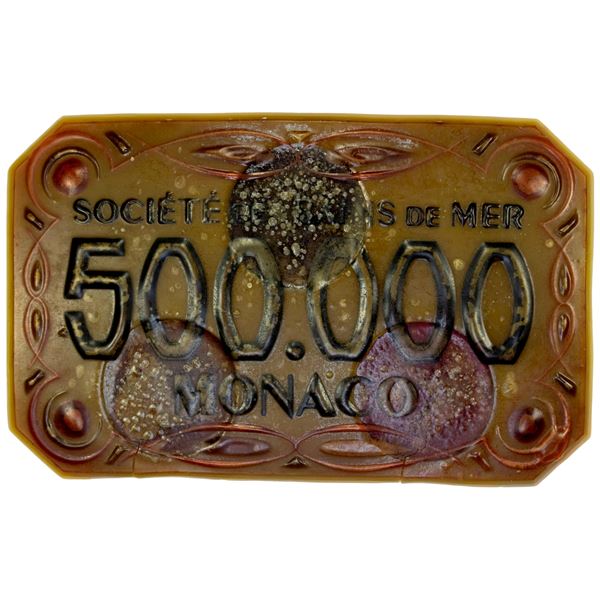 MONACO: plaque (43.83g), ND, XF