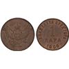 Image 1 : MONTENEGRO: Nicholas I, Prince, 1860-1910, AE para, 1906, NGC MS62 RB