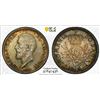 Image 1 : ROMANIA: Carol I, 1881-1914, AR 50 bani, Brussels, 1914, PCGS MS64