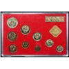Image 1 : RUSSIA: U.S.S.R. 9-piece mint set, 1975