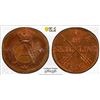 Image 1 : SWEDEN: Gustaf IV Adolf, 1792-1809, AE 1/12 skilling, 1802, PCGS MS64 RB