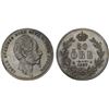 Image 1 : SWEDEN: Oscar I, 1844-1859, AR 50 öre, 1857, AU