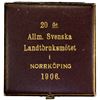 Image 2 : SWEDEN: Oscar II, 1872-1907, AE medal, 1906