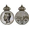 Image 1 : SWEDEN: Gustaf V, 1907-1950, AR medal (15.72g), 1912, Unc
