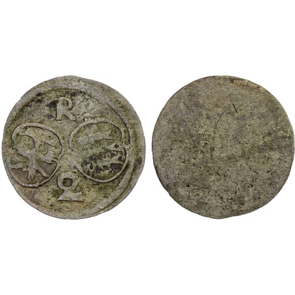 SWITZERLAND: GRAUBUNDEN (GRISONS): Thomas Franz von Schauenstein, 1723-1740, BI 2 pfennig, ND, VF