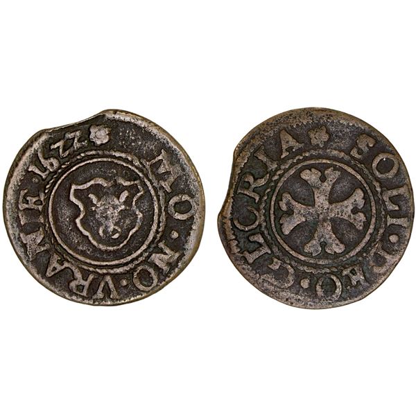 SWITZERLAND: URI: Canton, AE kreuzer, 16ZZ, F-VF