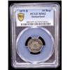 Image 2 : SWITZERLAND: Confederation, BI 10 rappen, 1875-B, PCGS MS62