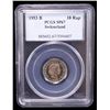 Image 2 : SWITZERLAND: Confederation, 10 rappen, Bern, 1953-B, PCGS Specimen 67