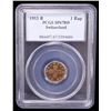Image 2 : SWITZERLAND: Confederation, AE rappen, Bern, 1953-B, PCGS Specimen 67RD