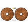 Image 1 : CONGO FREE STATE: Leopold II, 1885-1909, AE 10 centimes, 1889, PCGS MS65 RB
