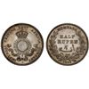 Image 1 : MOMBASA: AR 1/2 rupee (8 annas), 1890-H, AU