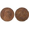 Image 1 : SOUTH AFRICA: Zuid-Afrikaansche Republiek, AE penny, 1898, NGC MS64 RB