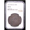 Image 2 : BRAZIL: João, Prince Regent, 1799-1816, AR 960 reis, 1812-R, NGC AU55