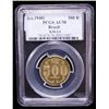Image 2 : BRAZIL: Republic, 500 reis, ND (1940), PCGS AU58