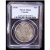 Image 2 : CANADA: George V, 1910-1936, AR dollar, 1936, PCGS MS64