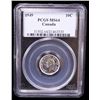 Image 2 : CANADA: George VI, 1936-1952, AR 10 cents, 1949, PCGS MS64