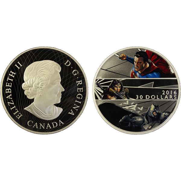 CANADA: Elizabeth II, 1952-2022, AR 30 dollars, 2016, Proof