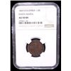 Image 2 : COLOMBIA: Santa Marta, AE 1/4 real, 1820, NGC AU50 BN