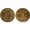 Image 1 : COSTA RICA: brass token, Cartago, ND, AU