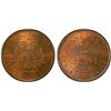 Image 1 : HAITI: First Republic, AE 2 centimes, 1886-A, PCGS MS64 RB