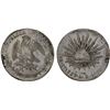 Image 1 : MEXICO: Republic, AR 8 reales (26.68g), 1827-Zs, VF-XF