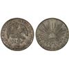 Image 1 : MEXICO: Republic, AR 8 reales (26.99g), 1877-Go, XF