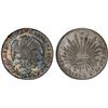 Image 1 : MEXICO: Republic, AR 8 reales (26.97g), 1880 8/7-Go, XF-AU