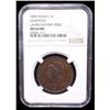 Image 2 : MEXICO: Lauer Fantasy Issues, AE 2 centavos, Campeche Province, 1890, NGC MS64 BN
