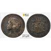 Image 1 : PUERTO RICO: Alfonso XIII, 1886-1898, AR 20 centavos, 1895, PCGS AU53
