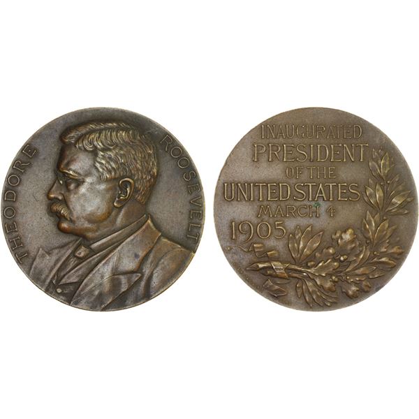 UNITED STATES: AE medal (40.81g), 1905, AU