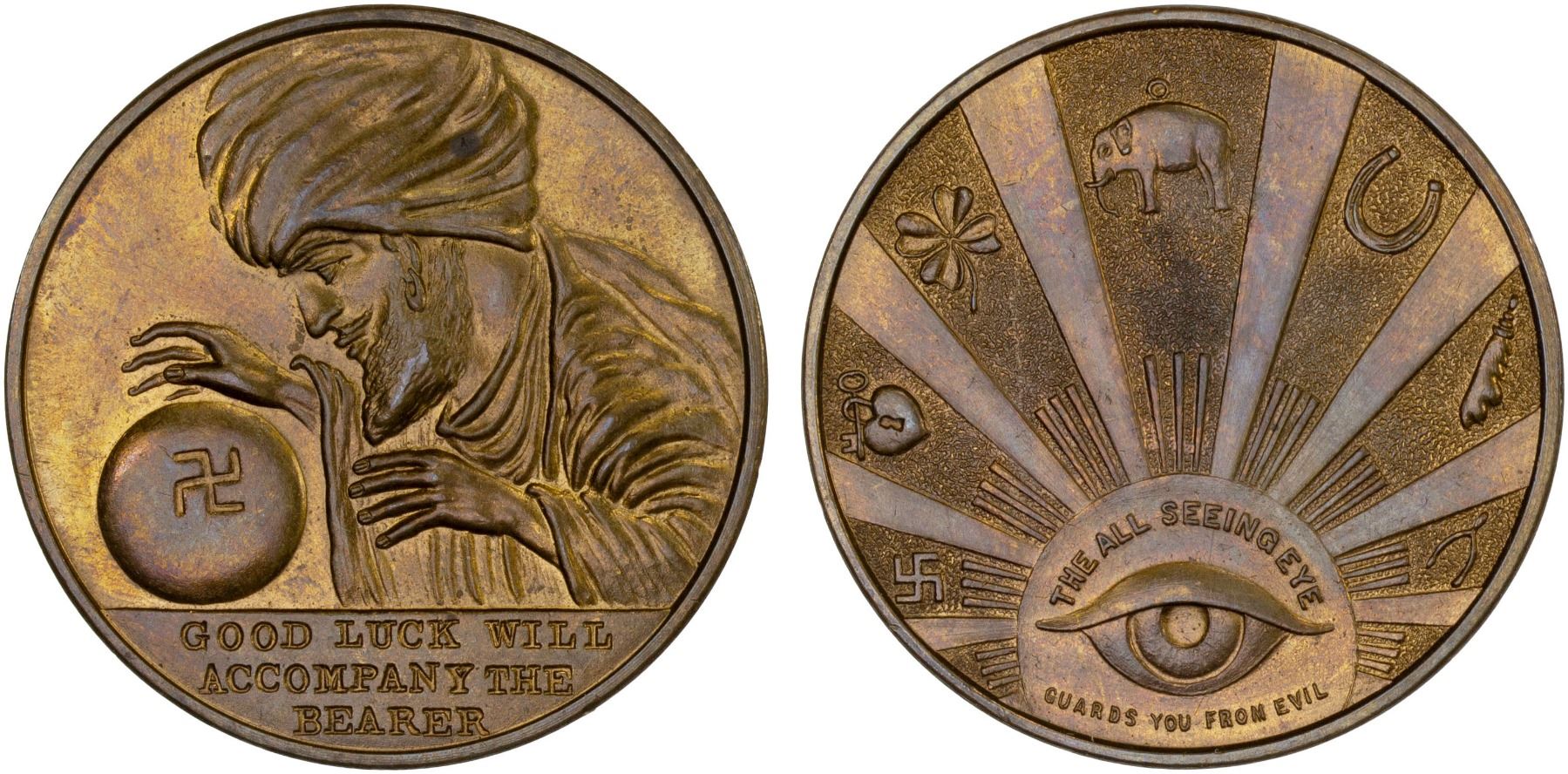 UNITED STATES: AE token (11.95g), ND (ca. 1920s?), Choice Unc - Stephen ...