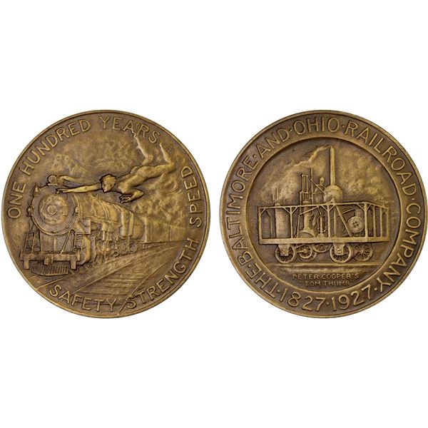 UNITED STATES: AE medal (119.4g), 1927, Unc