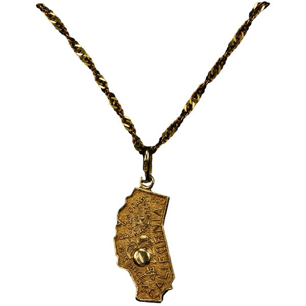 UNITED STATES: AV necklace & pendant (5.75g)