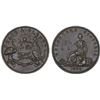 Image 1 : AUSTRALIA: AE penny token, 1858, VF-XF
