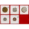 Image 1 : AUSTRALIA: Elizabeth II, 1952-2022, 5-piece proof set, 1958(m)