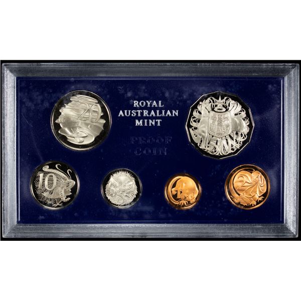 AUSTRALIA: Elizabeth II, 1952-2022, 6-piece proof set, 1971, Choice Proof