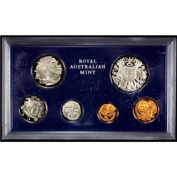 AUSTRALIA: Elizabeth II, 1952-2022, 6-piece proof set, 1971, Choice Proof