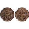 Image 1 : BRITISH NORTH BORNEO: Victoria, 1881-1901, AE cent, 1891-H, NGC MS64 RB
