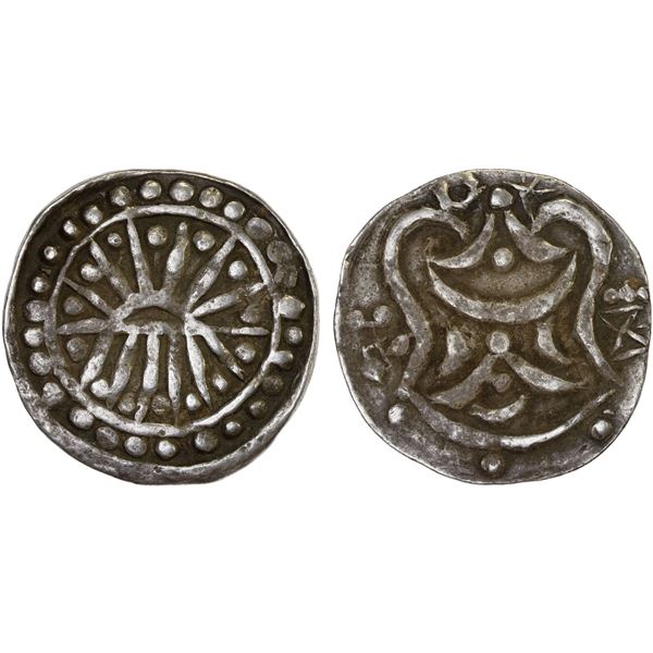 BURMA: KINGDOMS: Beikthano, AR unit (9.32g), ca. late 5th century, Choice VF