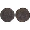 Image 1 : CEYLON: George III, 1760-1820, AE 1/2 stiver, 1815, NGC AU58 BN
