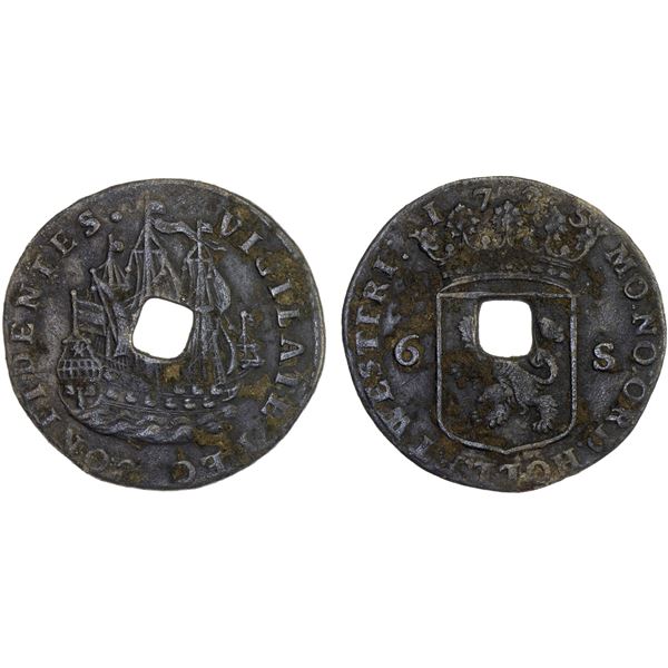 INDONESIA: BALI: AR cash (4.29g), ca. 18th-19th century, VF