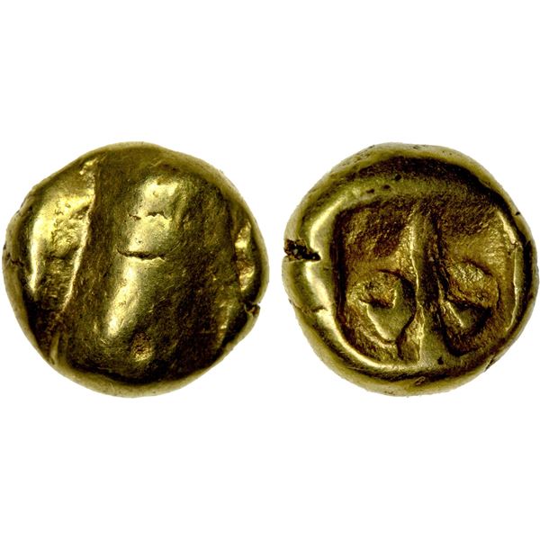 INDONESIA: JAVA: Kingdom of Sailendra: Anonymous, ca. 950-1150, AV massa (5 ratti) (0.59g), VF
