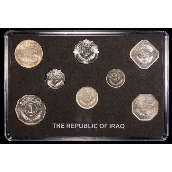 IRAQ: Republic, 8-coin mint set