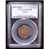 Image 2 : JAPAN: Meiji, 1868-1912, AE 1/2 sen, year 6 (1873), PCGS MS63 RB
