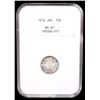 Image 2 : JAPAN: Taisho, 1912-1926, AR 10 sen, year 5 (1916), NGC MS67